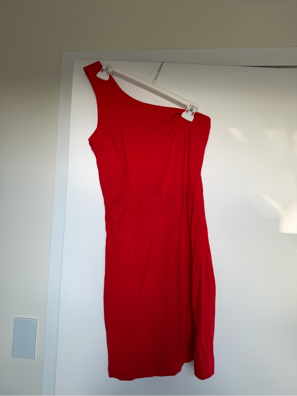 One-Shoulder Red Women’s Dress